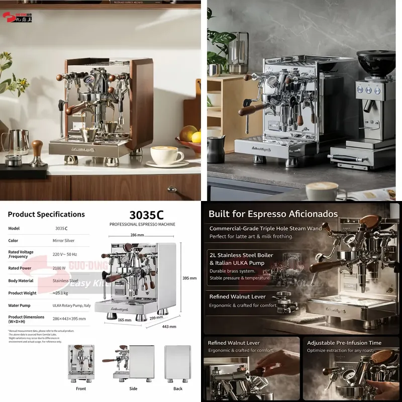 Coffee Equipment For Business - 【CHIMU HOME】Macchina da Caffè Espresso Commerciale