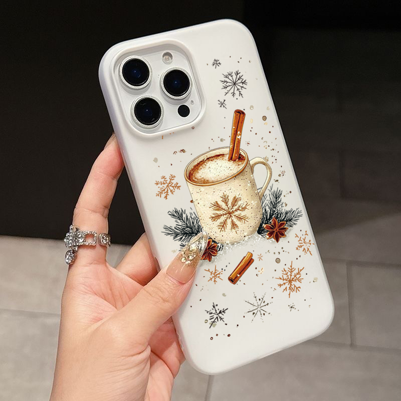 Coffee X - Custodia per telefono con motivo invernale