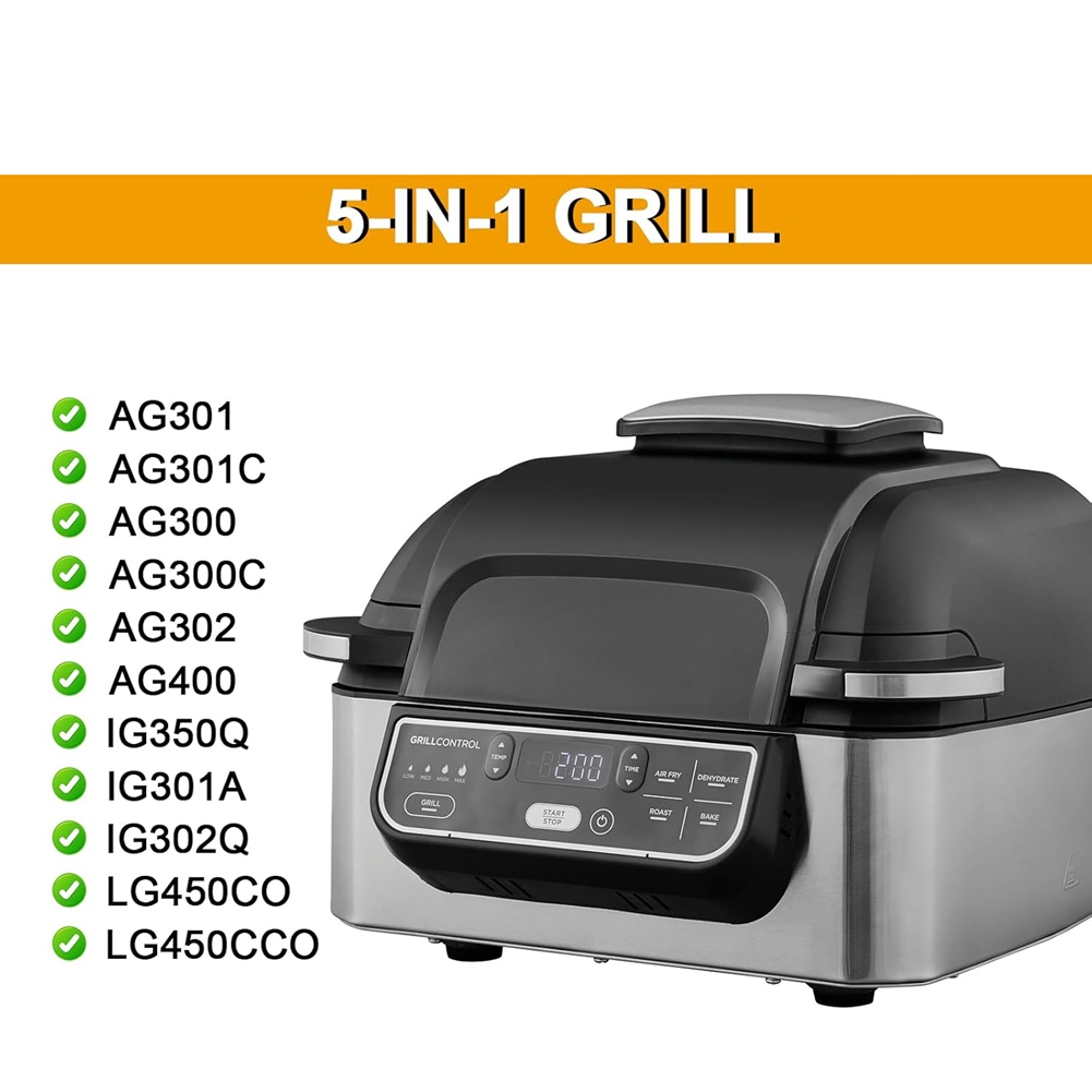 Ninja Air Fryer Af101 - M02K-Griglia e protezione anti-schizzi in acciaio
